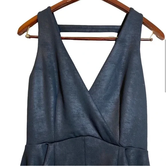 Free People Black Coated Knit Moonlight Romper - Picture 9 of 14